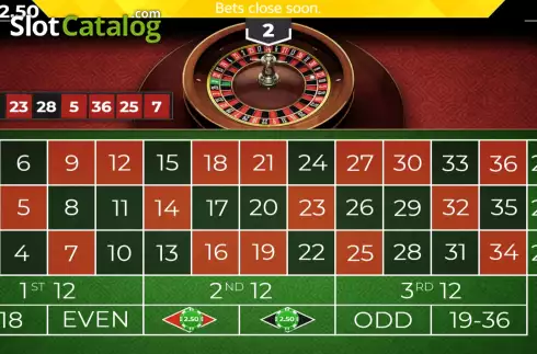 Скрин3. Roulette (BP Games) слот