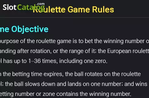 Скрин7. Roulette (BP Games) слот