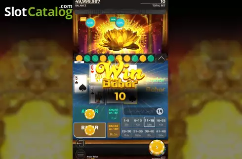 Скрин7. Andar Bahar (BP Games) слот