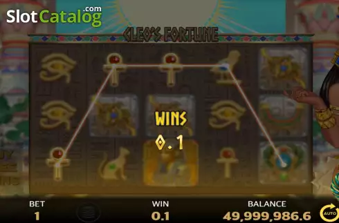 Скрин3. Cleo’s Fortune слот
