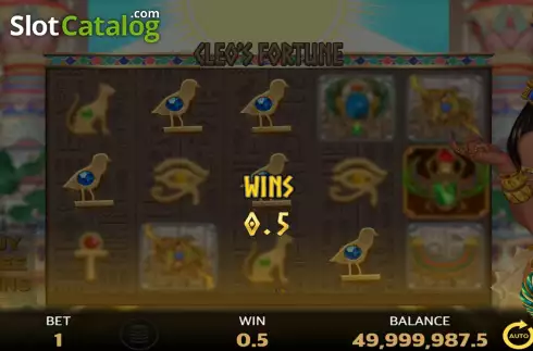 Скрин4. Cleo’s Fortune слот
