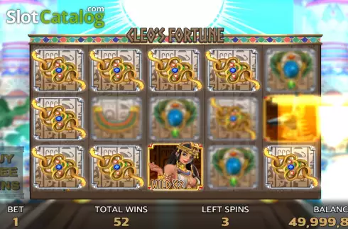 Скрин7. Cleo’s Fortune слот