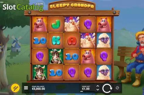 Скрин3. Sleepy Grandpa слот