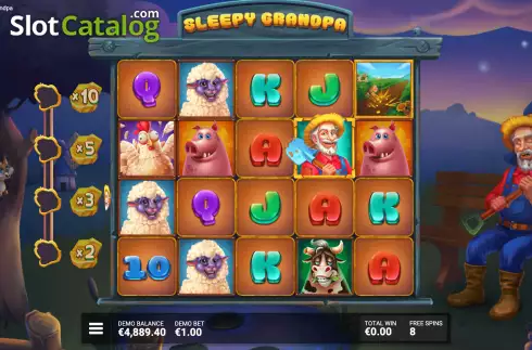 Скрин6. Sleepy Grandpa слот
