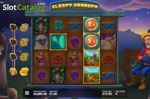 Скрин9. Sleepy Grandpa слот