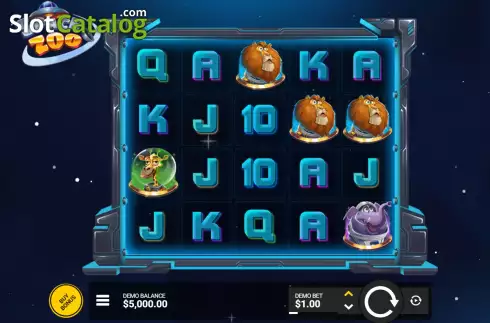 Скрин2. Space Zoo слот