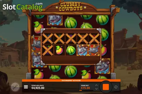 Скрин7. Clumsy Cowboys слот