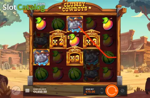 Скрин8. Clumsy Cowboys слот
