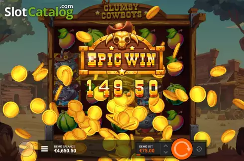 Скрин9. Clumsy Cowboys слот
