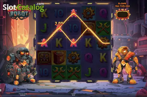Скрин4. Crystal Robot слот