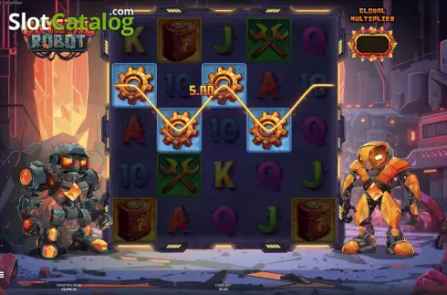 Скрин5. Crystal Robot слот