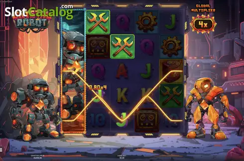 Скрин6. Crystal Robot слот