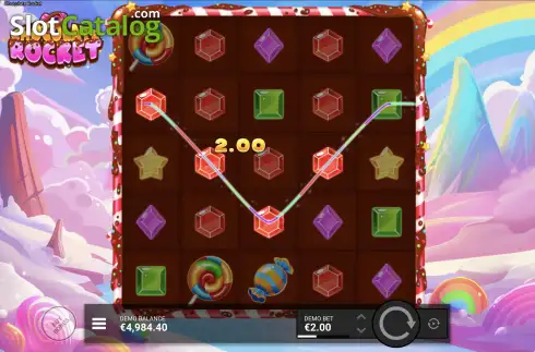 Скрин3. Chocolate Rocket слот