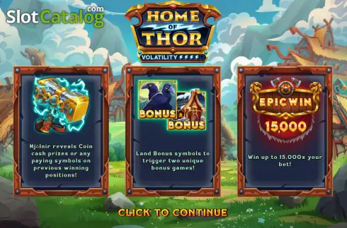 Скрин2. Home of Thor слот