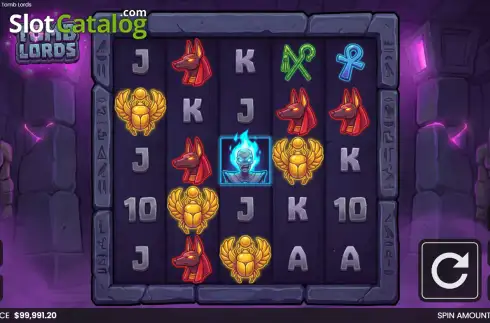 Скрин2. Tomb Lords слот