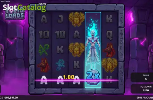 Скрин3. Tomb Lords слот