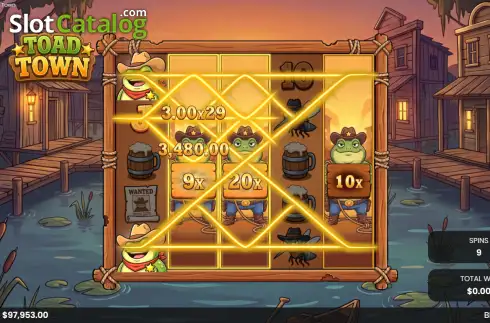 Скрин3. Toad Town слот