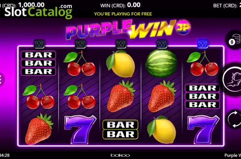 Скрин2. Purple Win JP слот