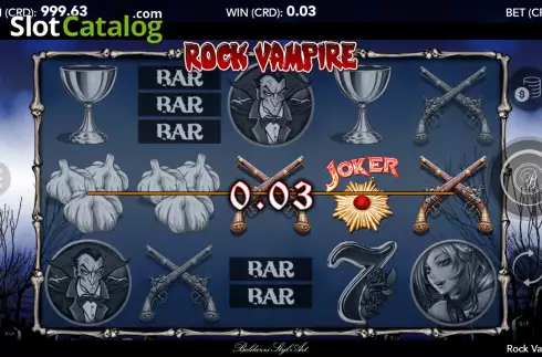 Скрин3. Rock Vampire слот