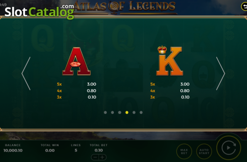 Скрин8. Atlas of Legends слот