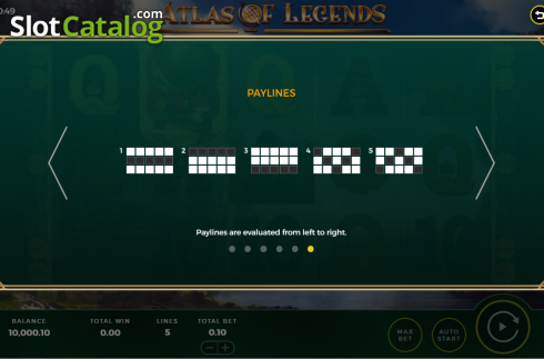 Скрин9. Atlas of Legends слот