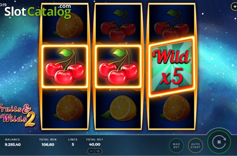 Скрин3. Fruits and Wilds 2 слот
