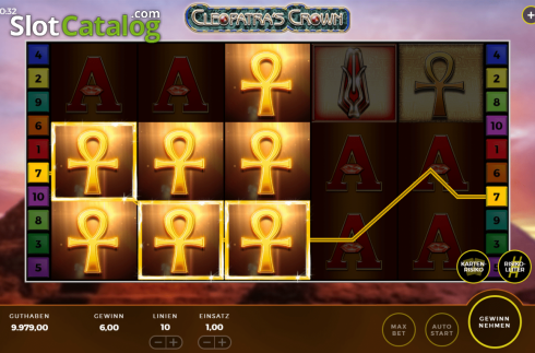 Скрин4. Cleopatra's Crown слот