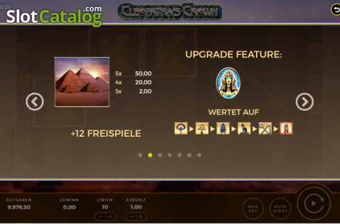 Скрин6. Cleopatra's Crown слот