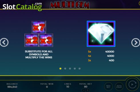 Скрин6. Multi Gem слот