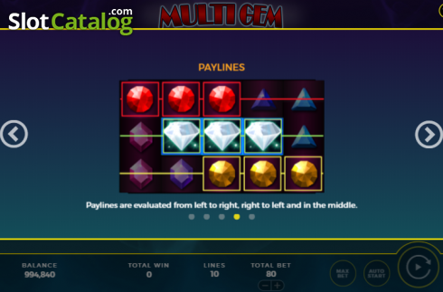 Скрин9. Multi Gem слот