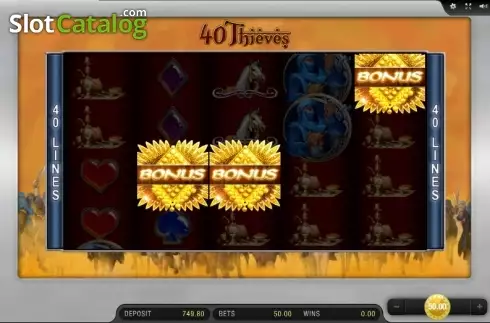Скрин4. 40 Thieves слот