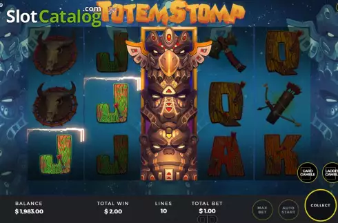 Скрин3. Totem Stomp слот