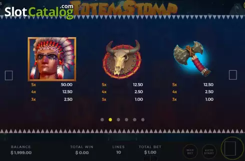 Скрин7. Totem Stomp слот