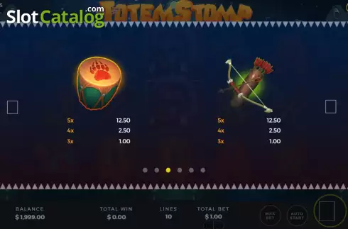 Скрин8. Totem Stomp слот