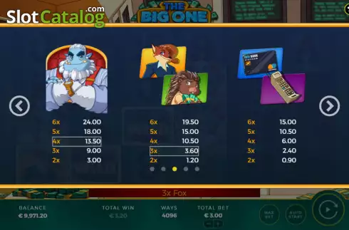 Скрин9. The Big One (Bally Wulff) слот