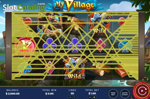 Скрин2. My Village слот