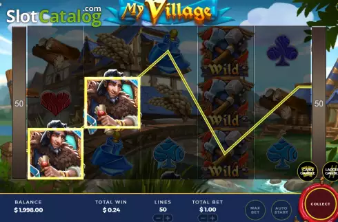 Скрин3. My Village слот