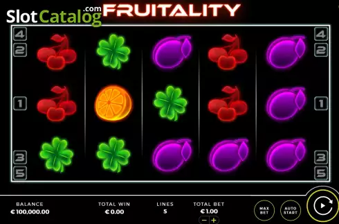 Скрин2. Fruitality слот