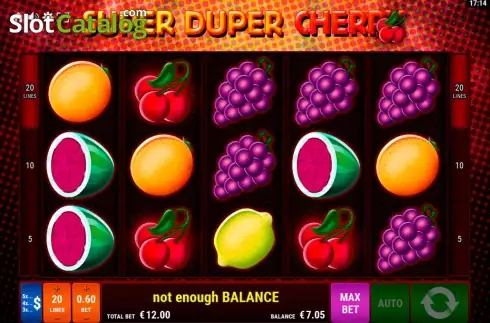 Скрин3. Super Duper Cherry слот