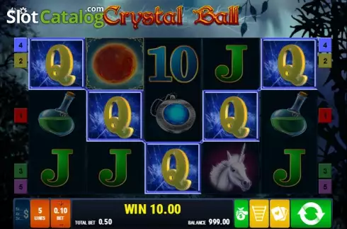 Скрин4. Crystal Ball (Gamomat) слот