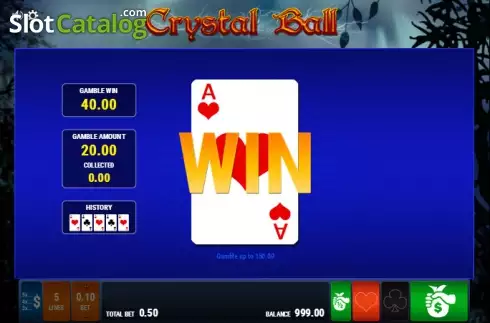 Скрин5. Crystal Ball (Gamomat) слот