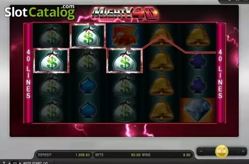 Скрин3. Mighty 40 слот