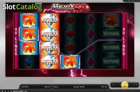 Скрин7. Mighty 40 слот