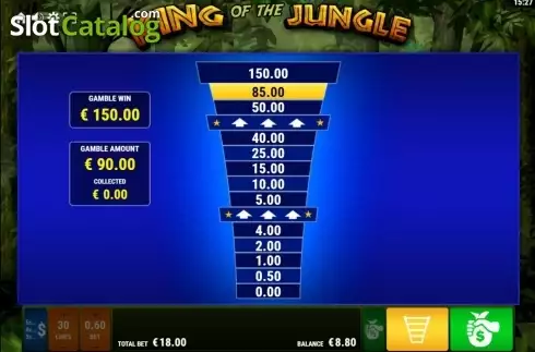 Скрин5. King of the Jungle (Gamomat) слот
