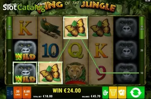 Скрин6. King of the Jungle (Gamomat) слот