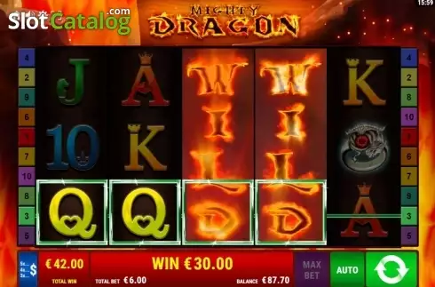 Скрин7. Mighty Dragon слот