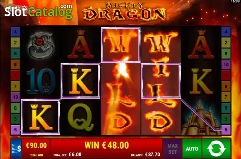 Скрин8. Mighty Dragon слот