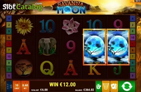 Скрин4. Savanna Moon слот