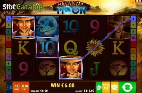 Скрин6. Savanna Moon слот
