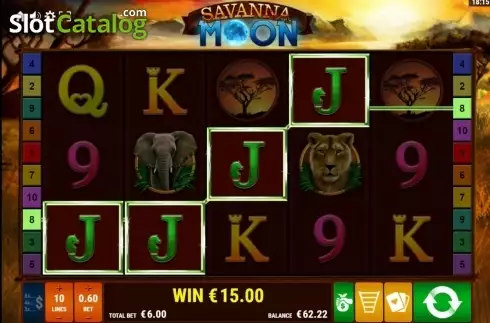 Скрин9. Savanna Moon слот